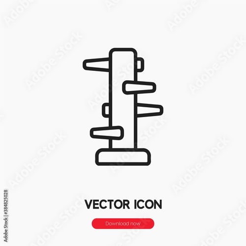 wing chun icon vector sign symbol