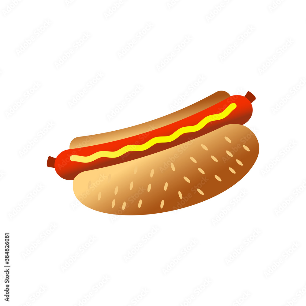 hot dog icon vector illustration design hot dog icon vector illustration design