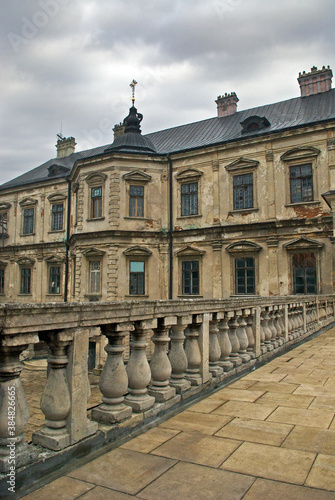 Historic Castle in Pidhirtsi. Ukraine