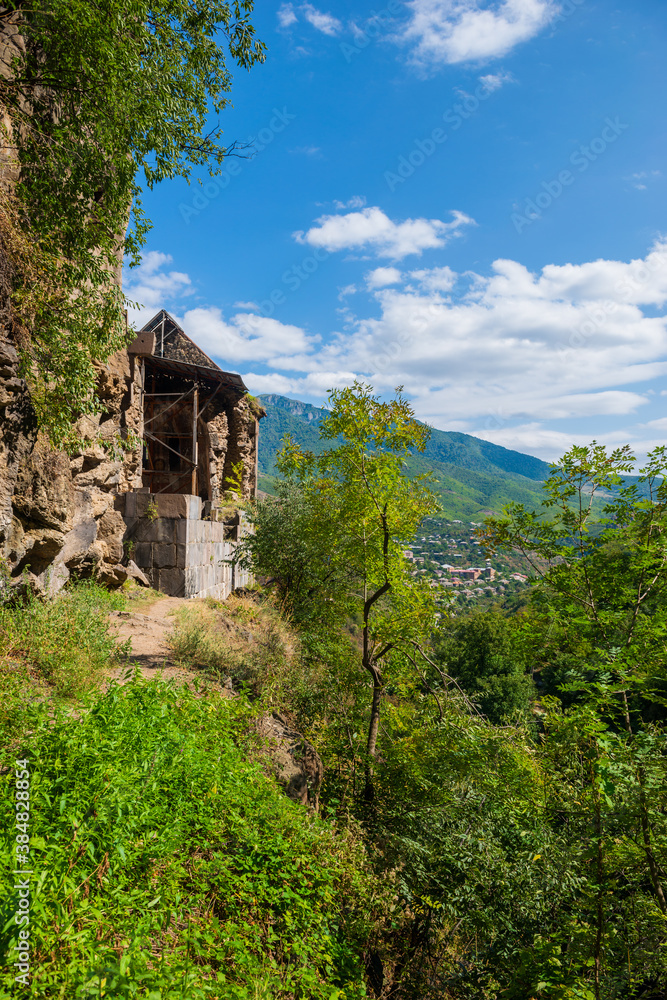 Ruined parts of Kobayr monastery (12th century), Armenia