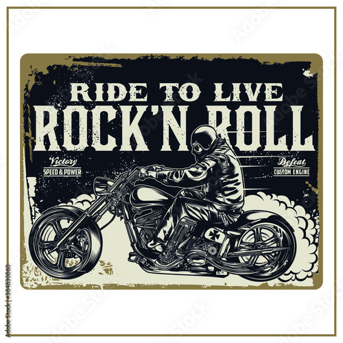 RIDE TO LIVE ROCK 'N ROLL