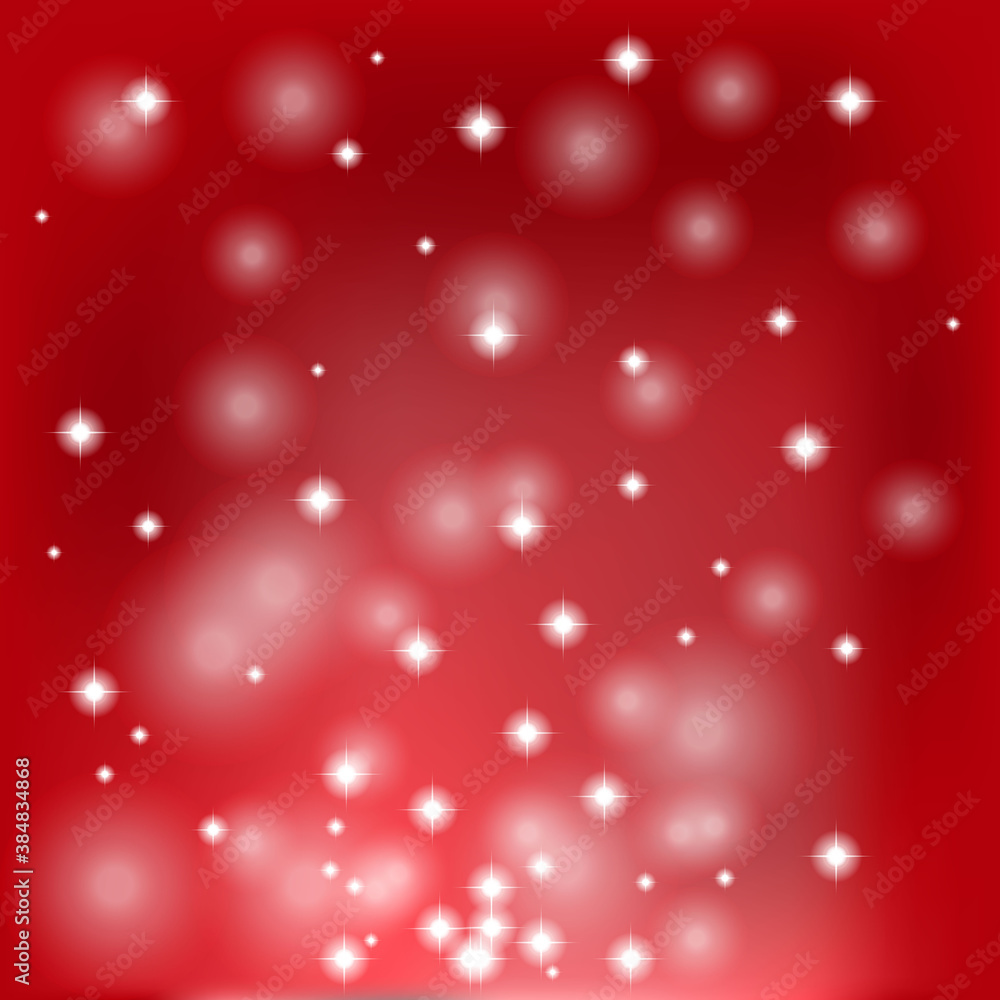 Background with stars and lens flares for christmas. Vector illustration in red Background with stars and lens flares for christmas. Vector illustration in red