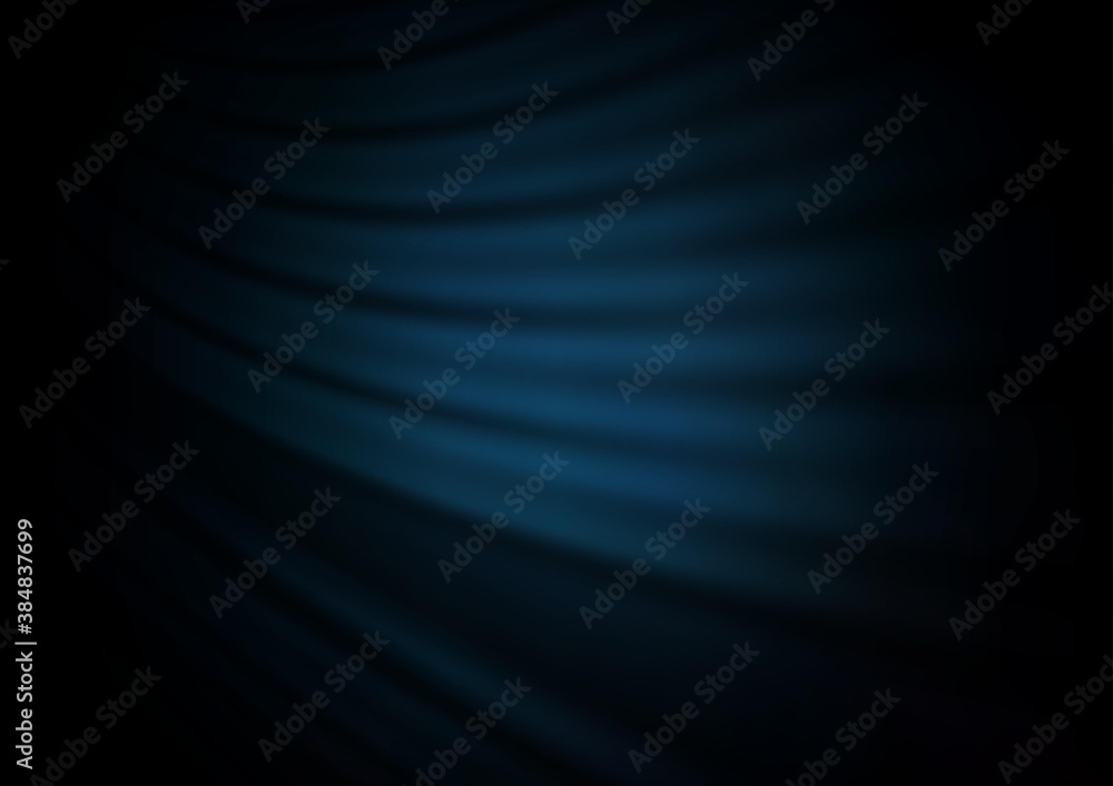 Fototapeta premium Dark BLUE vector glossy abstract template.