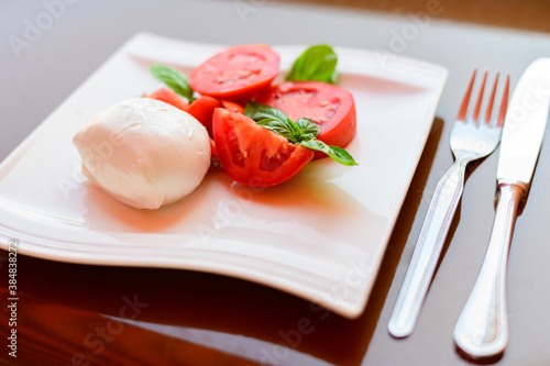 Fresh soft white italian cheese mozzarella buffalo made from Italian buffalo's milk by pasta filata method