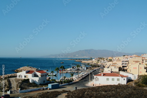 Small town village of Villaricos, fishing village in Almería, Andalucía, Spain.