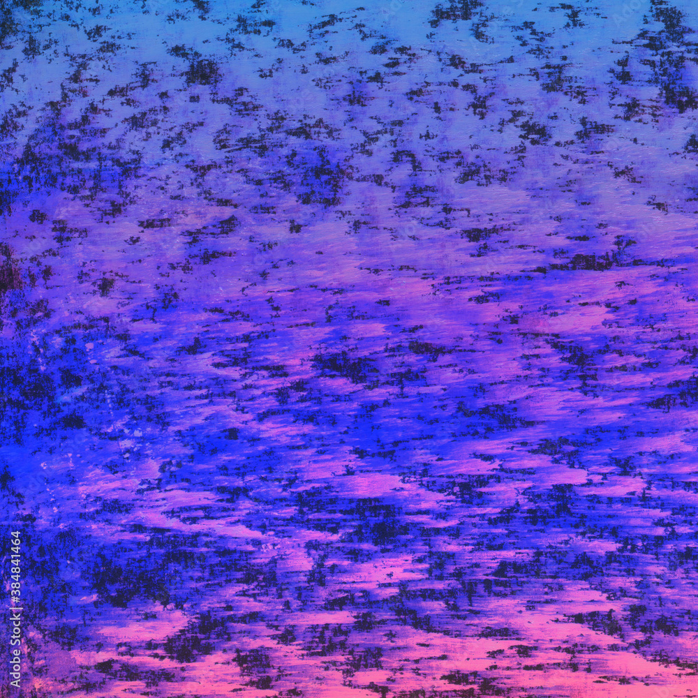 Obraz premium Crayon scribble background. Wax crayons texture backdrop. Gradient with scratches and dots pencil brush. Hand-painted grunge chalk. Graphic, decorative.