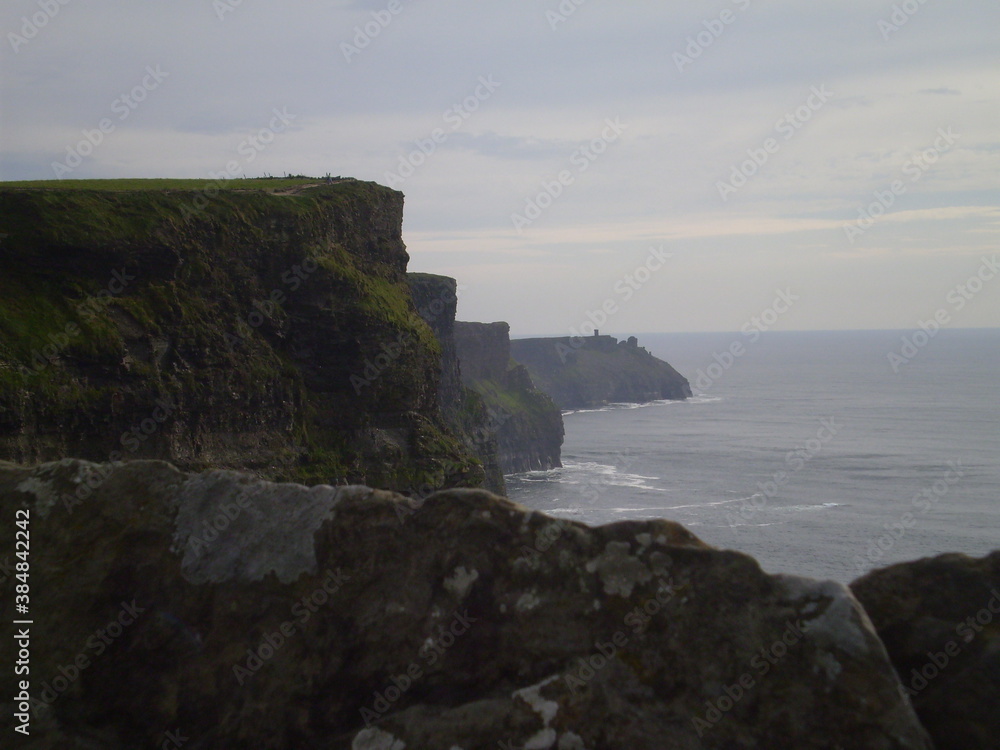 Scenic view of cliffs of Moher in Ireland