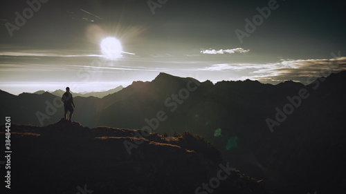 Sunrise in the bavarian alps
