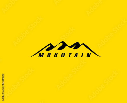 vector mountain and outdoor adventures logo