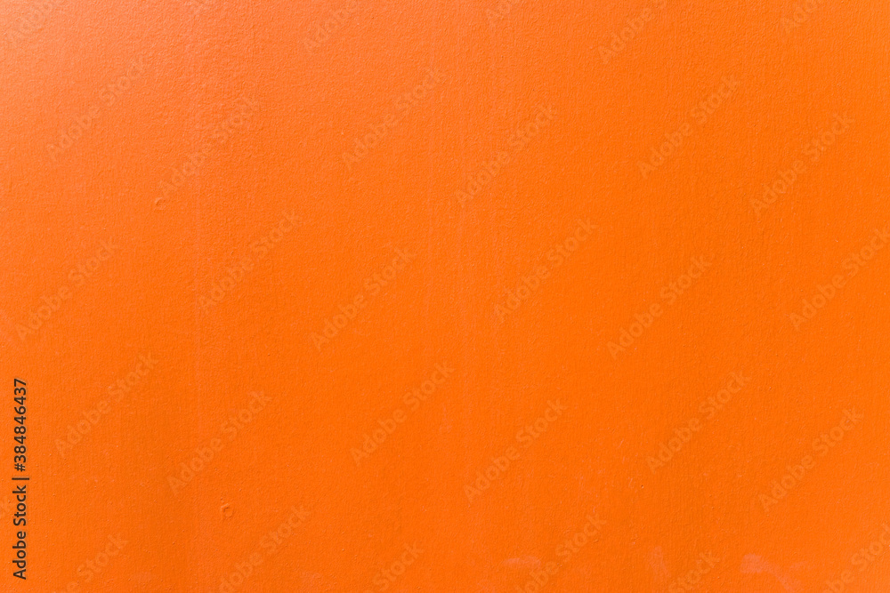 Painted Orange Gypsum Board Built as Wall Painted Orange Gypsum Board Built as Wall