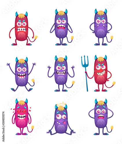 Neon Beasts Emoticon Set