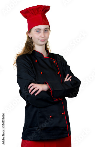Portrait einer jungen Köchin