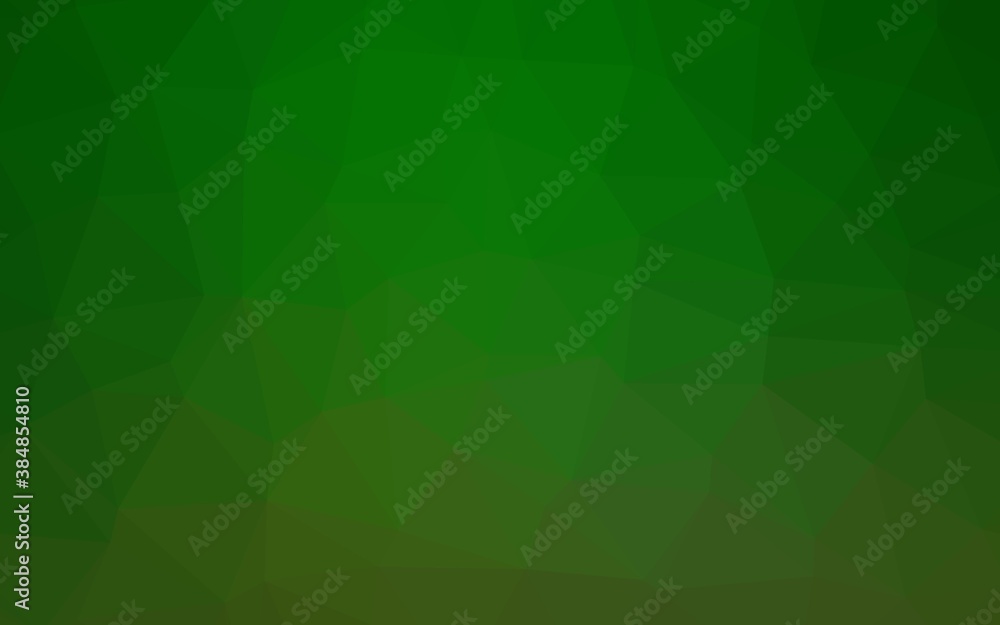 Light Green vector low poly layout. Light Green vector low poly layout.