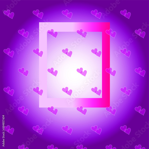 Background with hearts, Saint Valentine motive, pattern