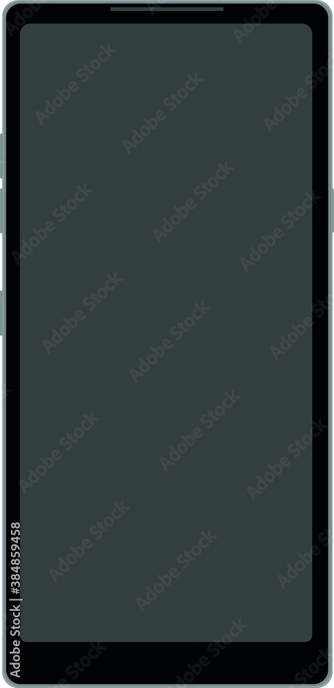 outline smartphone vector image