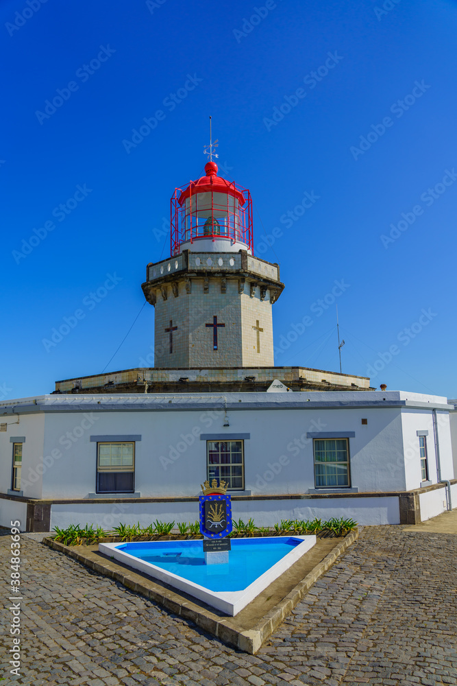 The Lighthouse Ponta do Arnel near Nordeste town in Sao Miguel