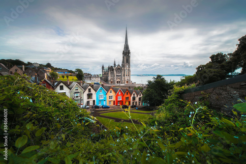 Colorful village, Cobh, Cork county, Ireland