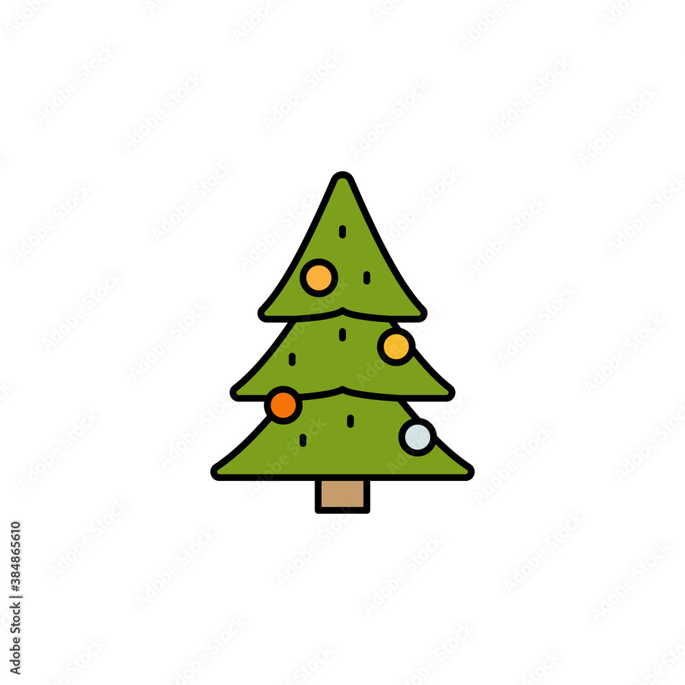 Christmas, tree line icon. Elements of New Year, Christmas illustration. Premium quality graphic design icon. Can be used for web, logo, mobile app, UI, UX Christmas, tree line icon. Elements of New Year, Christmas illustration. Premium quality graphic design icon. Can be used for web, logo, mobile app, UI, UX