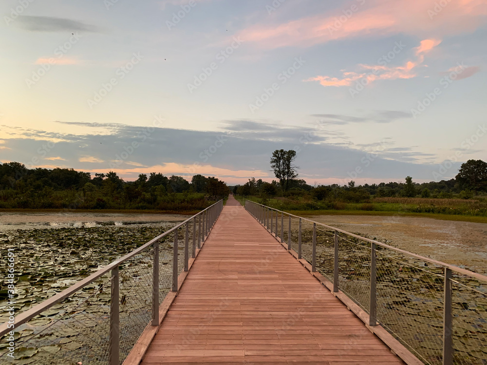 walk on the bridge at Berkeley creek park, KY walk on the bridge at Berkeley creek park, KY