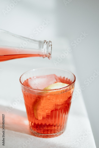 orange soft drink