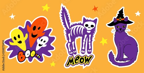 Funny Stickers for Halloween Party