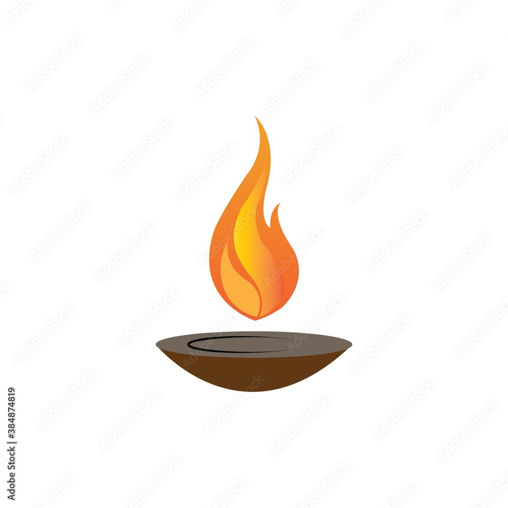 fire logo icon vector fire logo icon vector