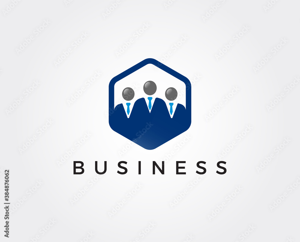 minimal teamwork logo template - vector illustration minimal teamwork logo template - vector illustration