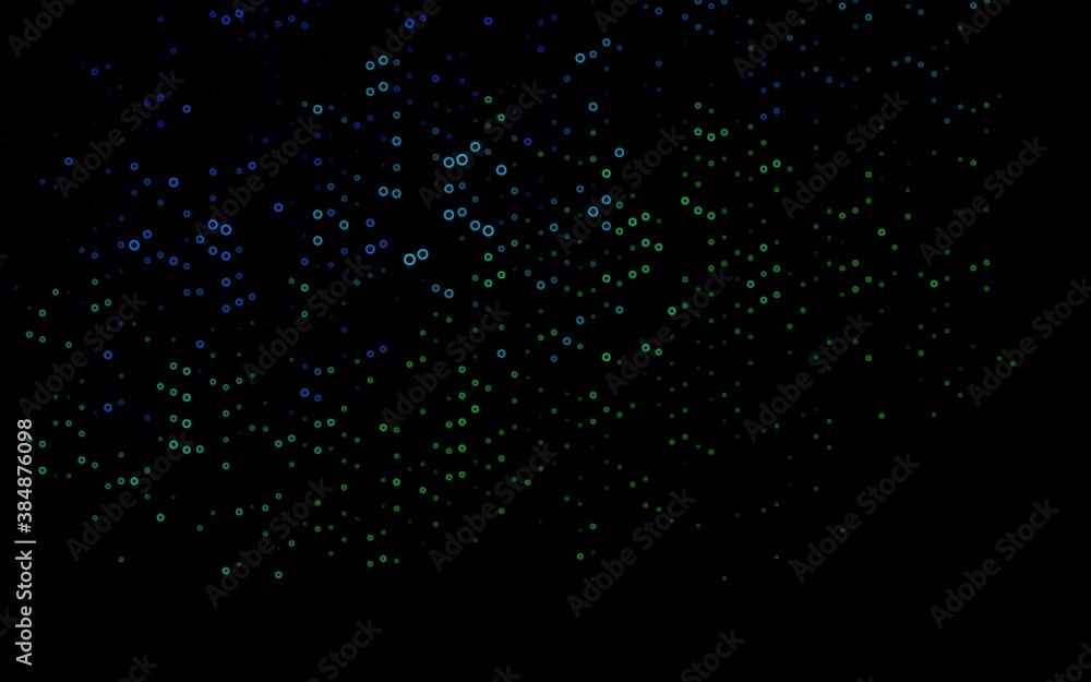 Dark Blue, Green vector layout with circle shapes. Dark Blue, Green vector layout with circle shapes.