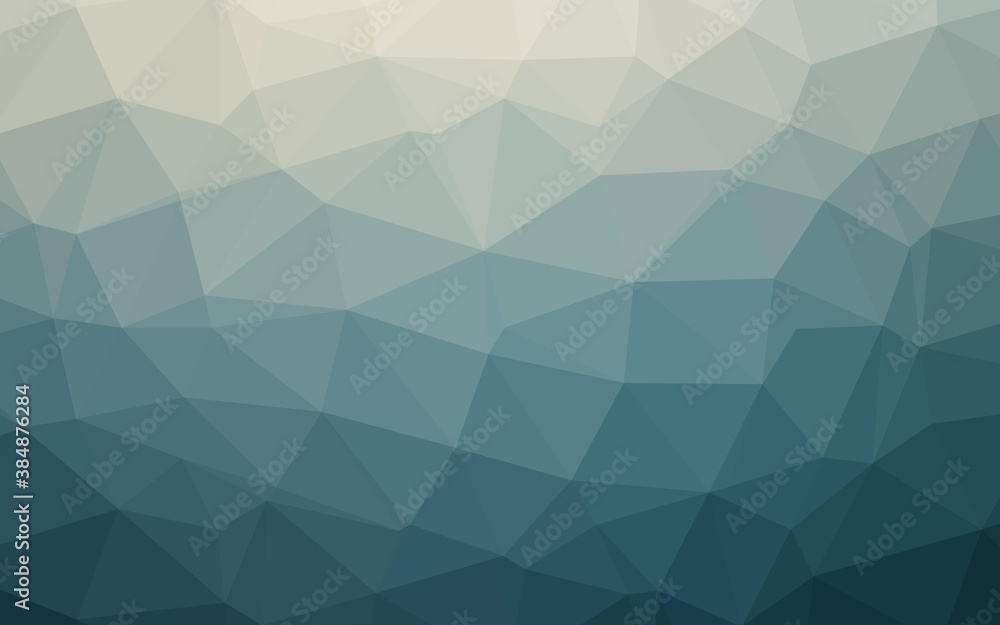 Light Blue, Green vector triangle mosaic template.