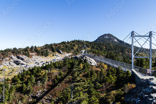 Mile High Swinging Bridge at Grandfather Mountain Park, Linville, NC