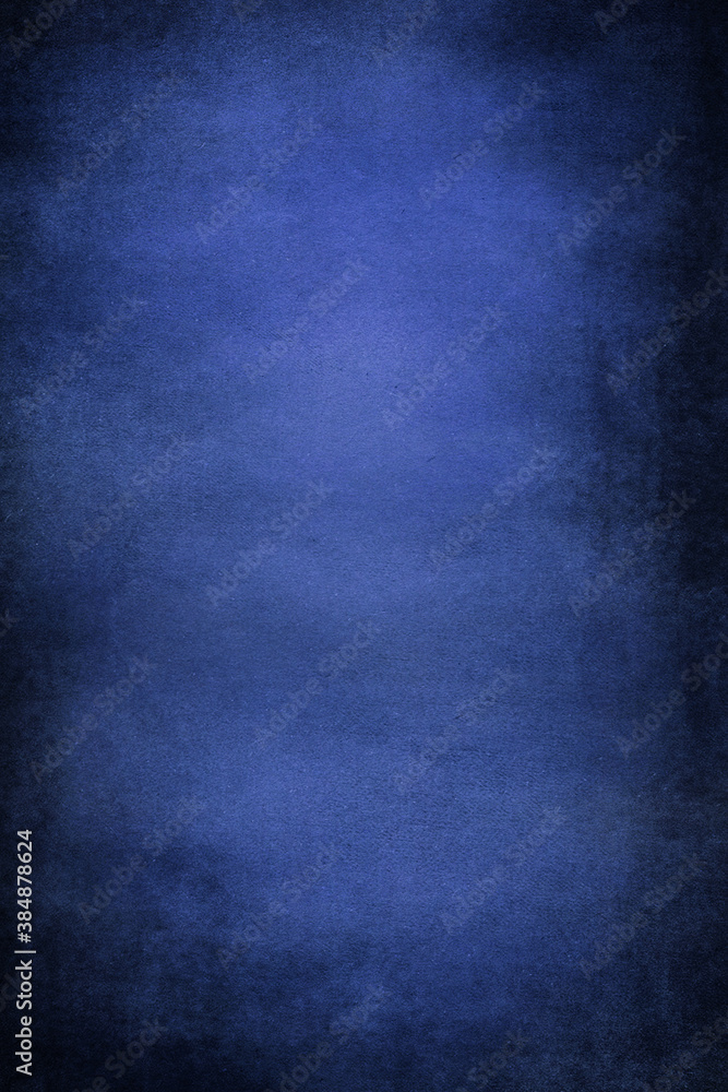 Texture for artwork and photography. Abstract blue stained paper texture background or backdrop.