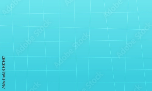 Bathroom blue mosaic tiles floor or wall. Also can be use as tile floor or wall of swimming pool and toilet. Vector ceramic pattern background texture