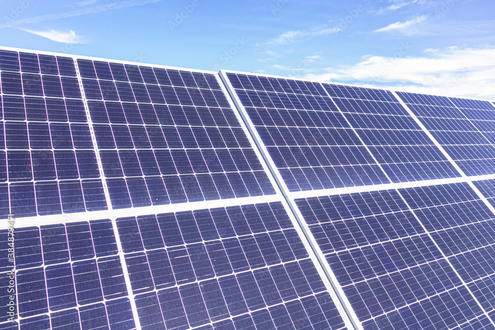 Solar panels photographed up close Solar panels photographed up close