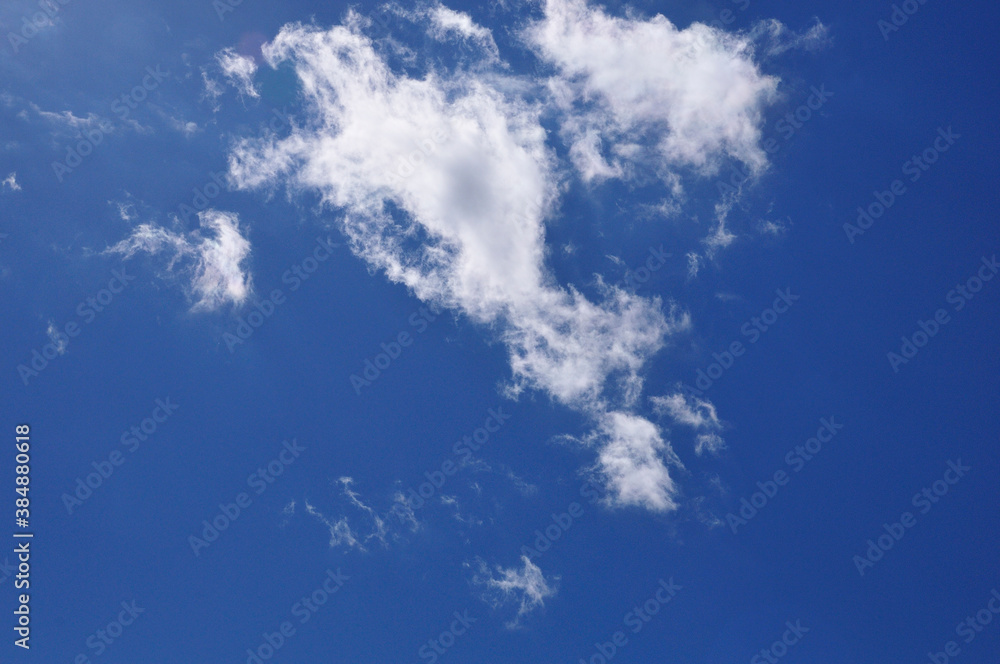 青空と白い雲 青空と白い雲
