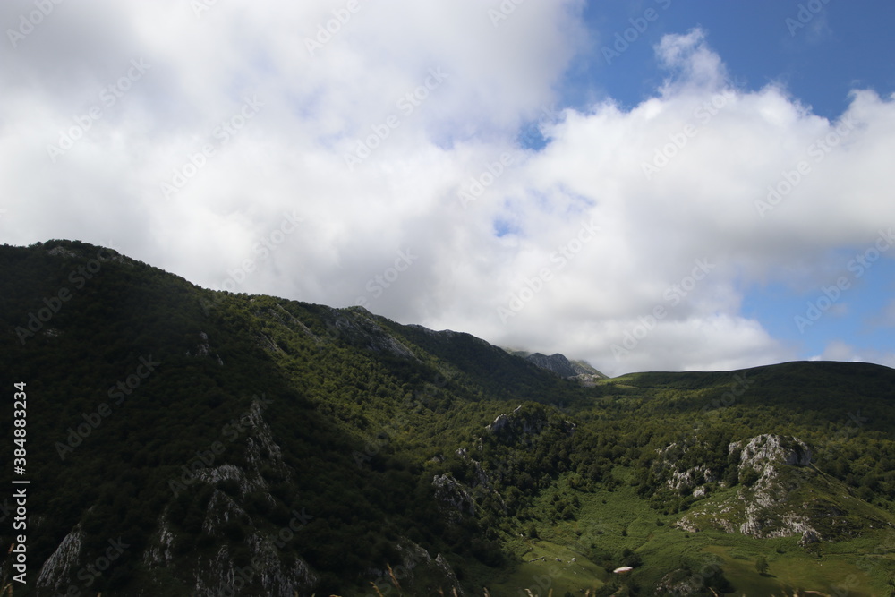 Hiking in the mountains of Northern Spain