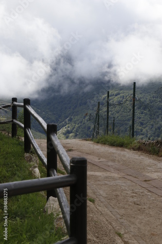 Road in a mountainous landscape