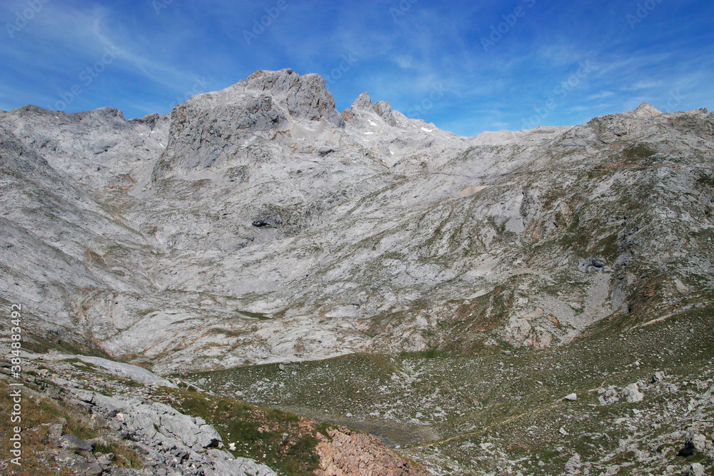 Mountanious landscape in the North of Spain