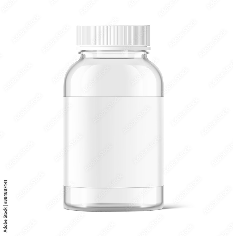 Mockup of glass bottle isolated on white background. Can be used for medical, cosmetic. Vector illustration. EPS10. Mockup of glass bottle isolated on white background. Can be used for medical, cosmetic. Vector illustration. EPS10.