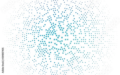 light BLUE vector backdrop with rectangles, squares.