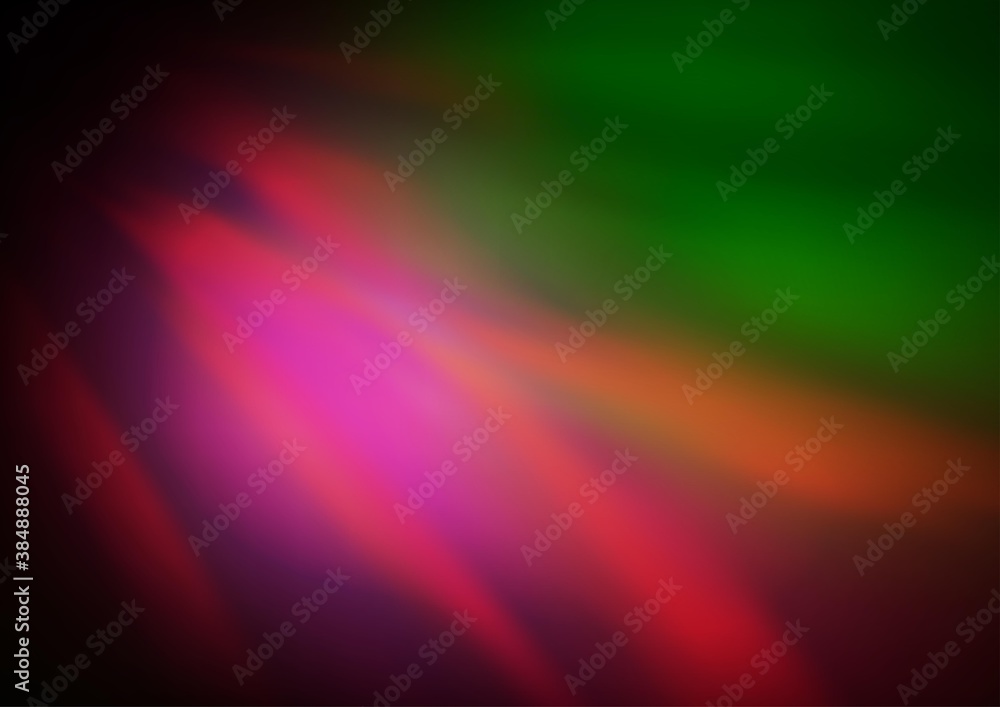 Dark Pink, Green vector glossy abstract template. Dark Pink, Green vector glossy abstract template.