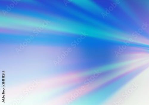 Light BLUE vector glossy abstract background.