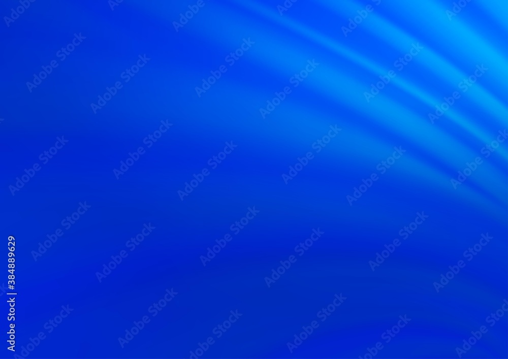 Fototapeta premium Light BLUE vector blurred bright pattern.
