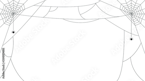 vector, cobwebs seamless background for overlay, halloween,  frame.