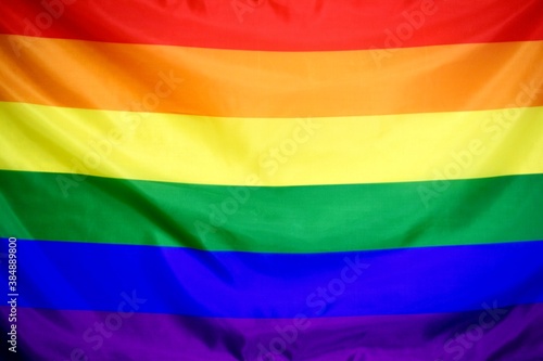 Rainbow colorful LGBT flag as a background