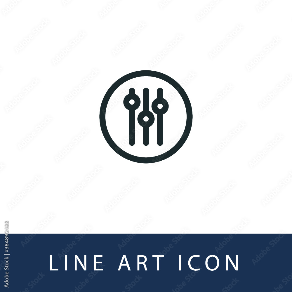 Settings Illustration Single Icon Design Vector EPS 10 Settings Illustration Single Icon Design Vector EPS 10