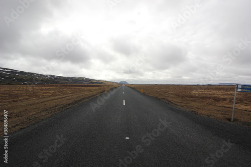 Road to nowhere in Iceland