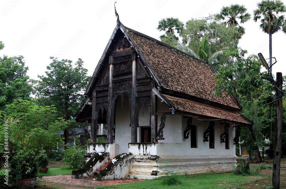 An ancient church in a rustic setting. Currently difficult to find. in Thailand An ancient church in a rustic setting. Currently difficult to find. in Thailand
