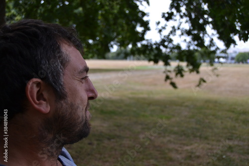 man in the park