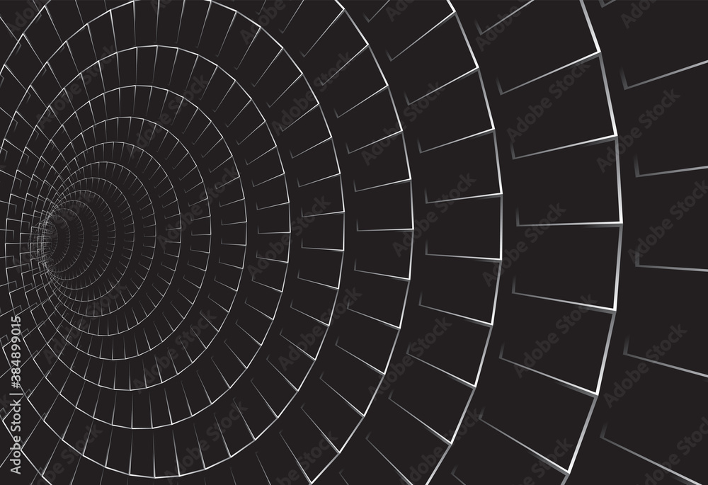 Fototapeta premium Tunnel or wormhole
