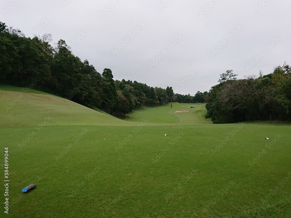 Obraz premium golf course with hole